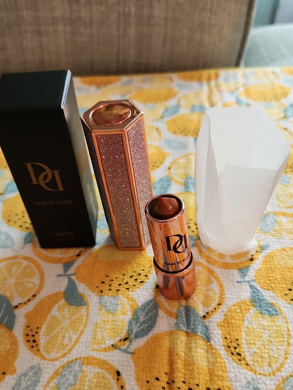 Shimmer Lipstick in Rose Gold